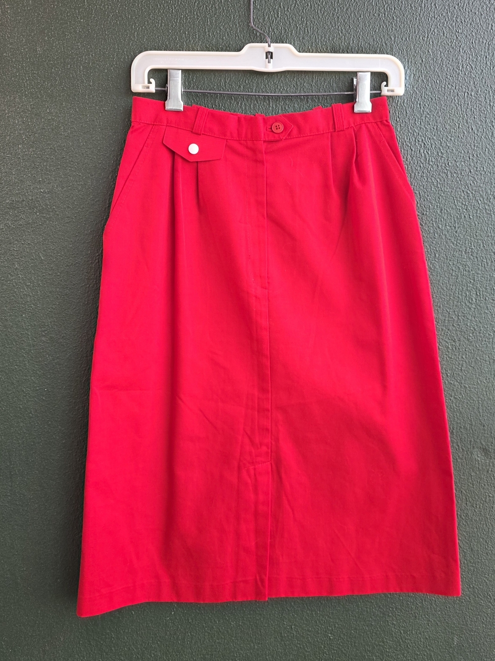 Women's Vintage Red Pencil Skirt